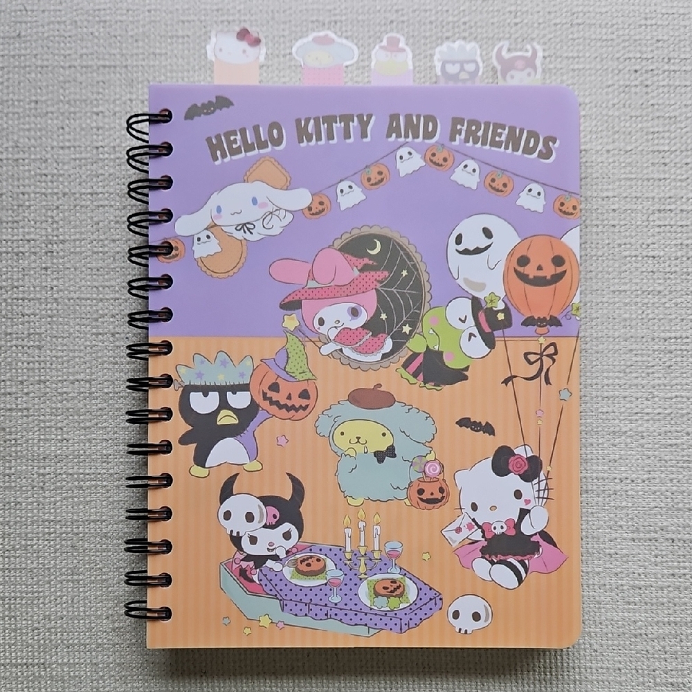 Sanrio Hello Kitty and Friends Spiral Halloween Journal
